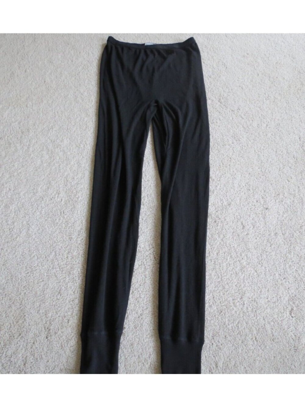 Duofold Size XL Black Long Johns Thermal Pants